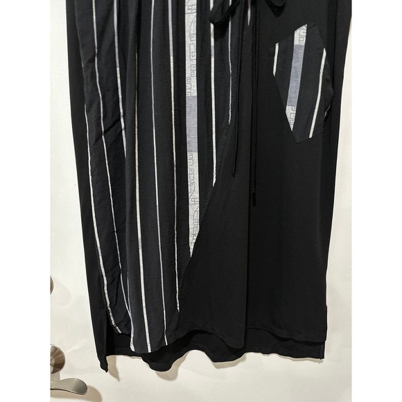 GABBY ISABELLA Black & Grey Graphic Stripe Tunic Dress - Size Large - EUC! - Picture 6 of 16